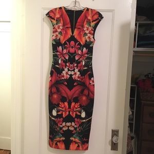 Ted Baker neoprene dress